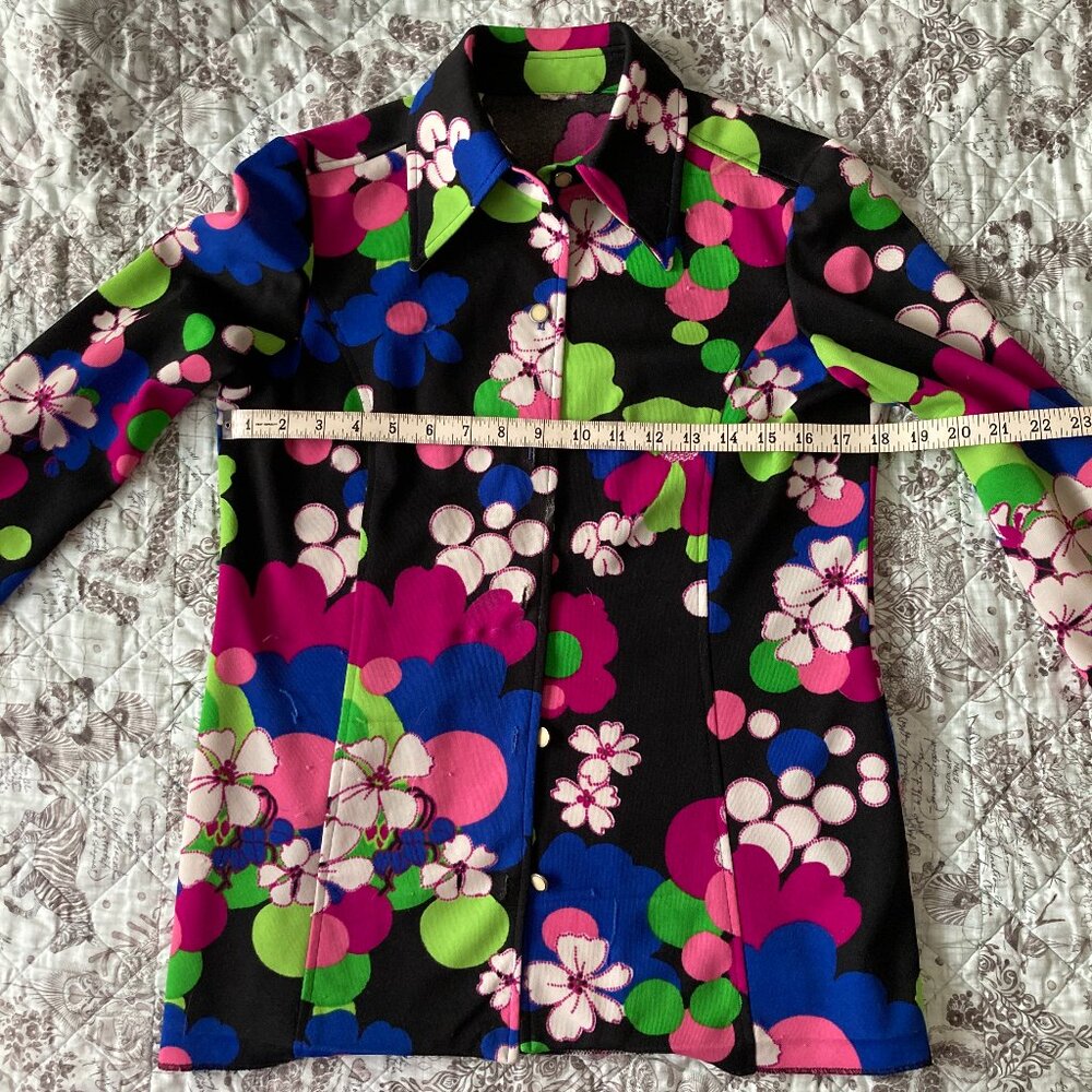 Alex Garay 1970 thick Polyester Disco Shirt - read